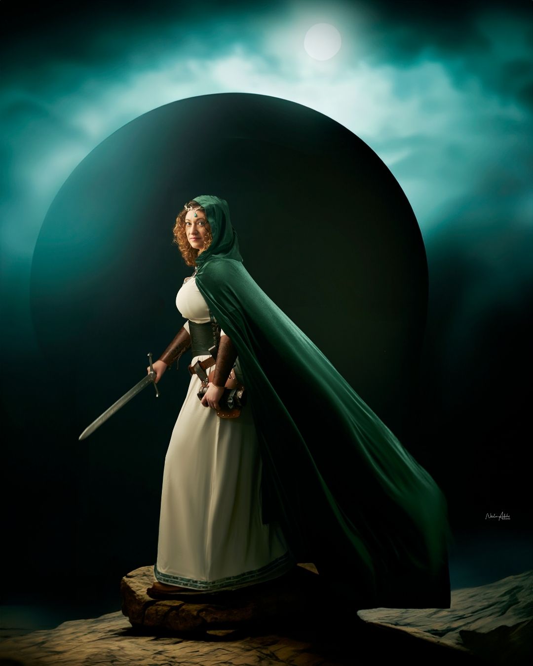 fantasy themed portrait oF Rebecca in Manchester, Untied Kingdom
