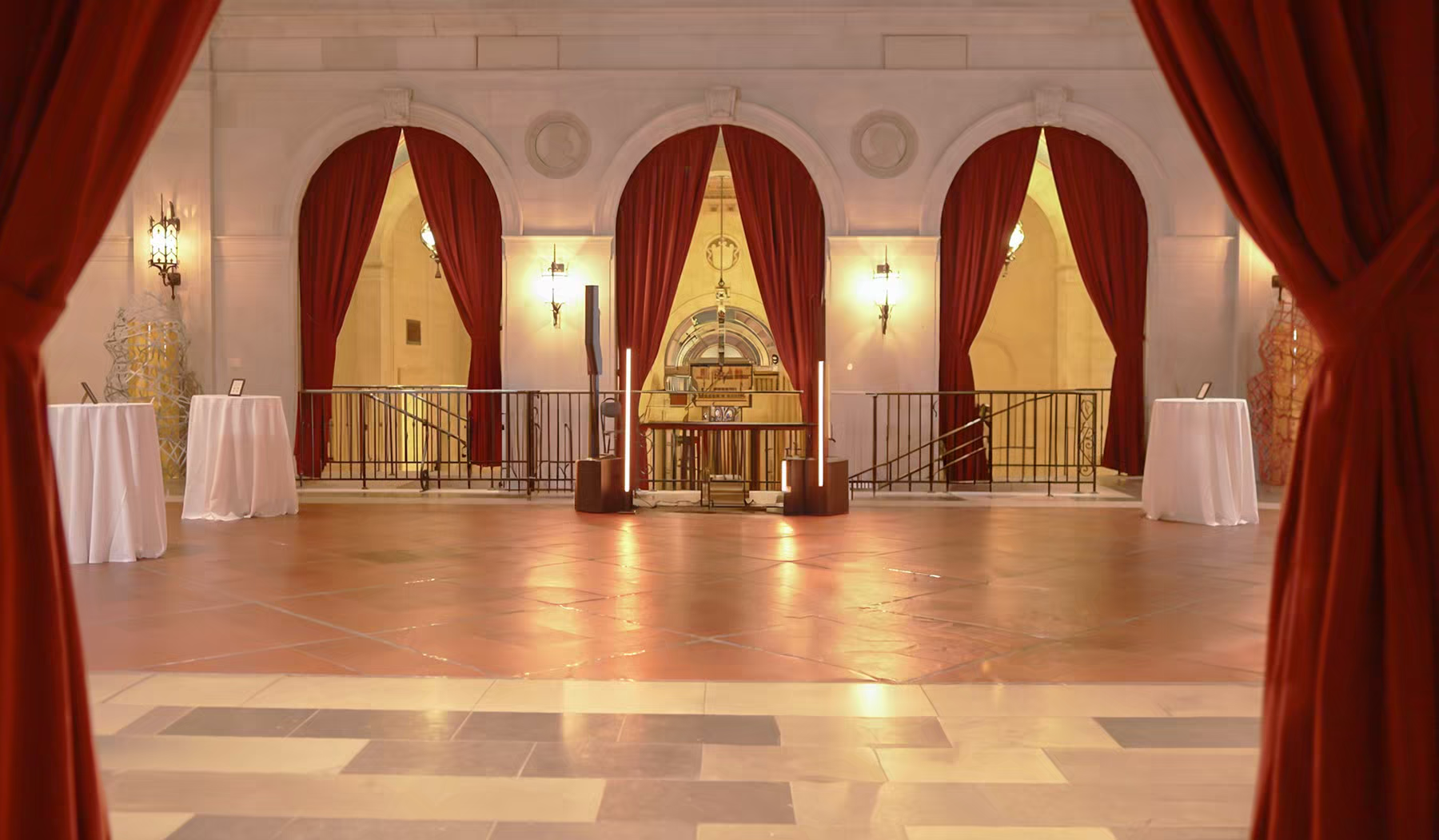 Elegant ballroom interior at Columbus Museum Of Art