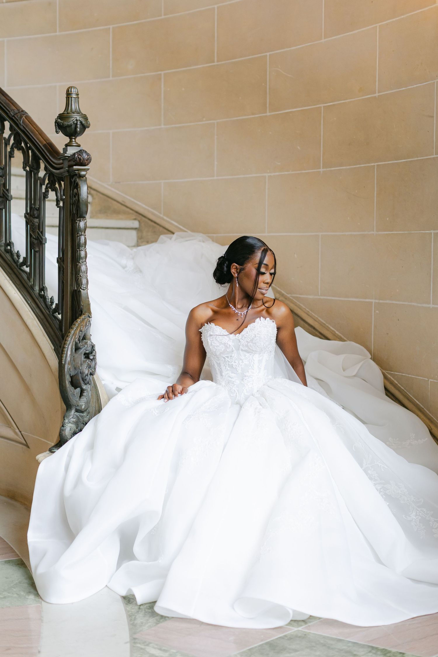 The Armour House Wedding in Lake Forest, IL - Bridal Portraits