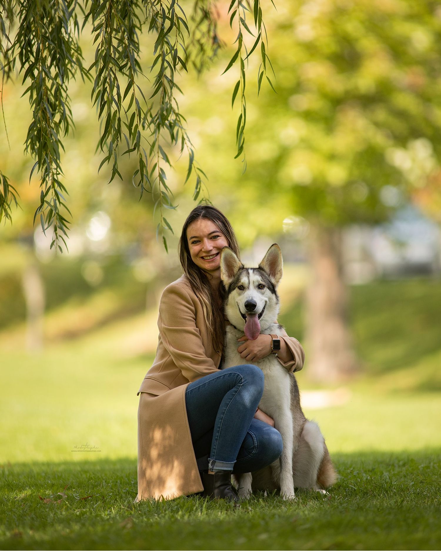 human-dog-photoshoot