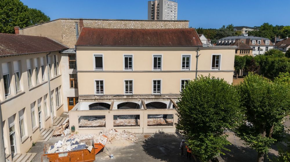 Bâtiment en rénovation, reportage photo
