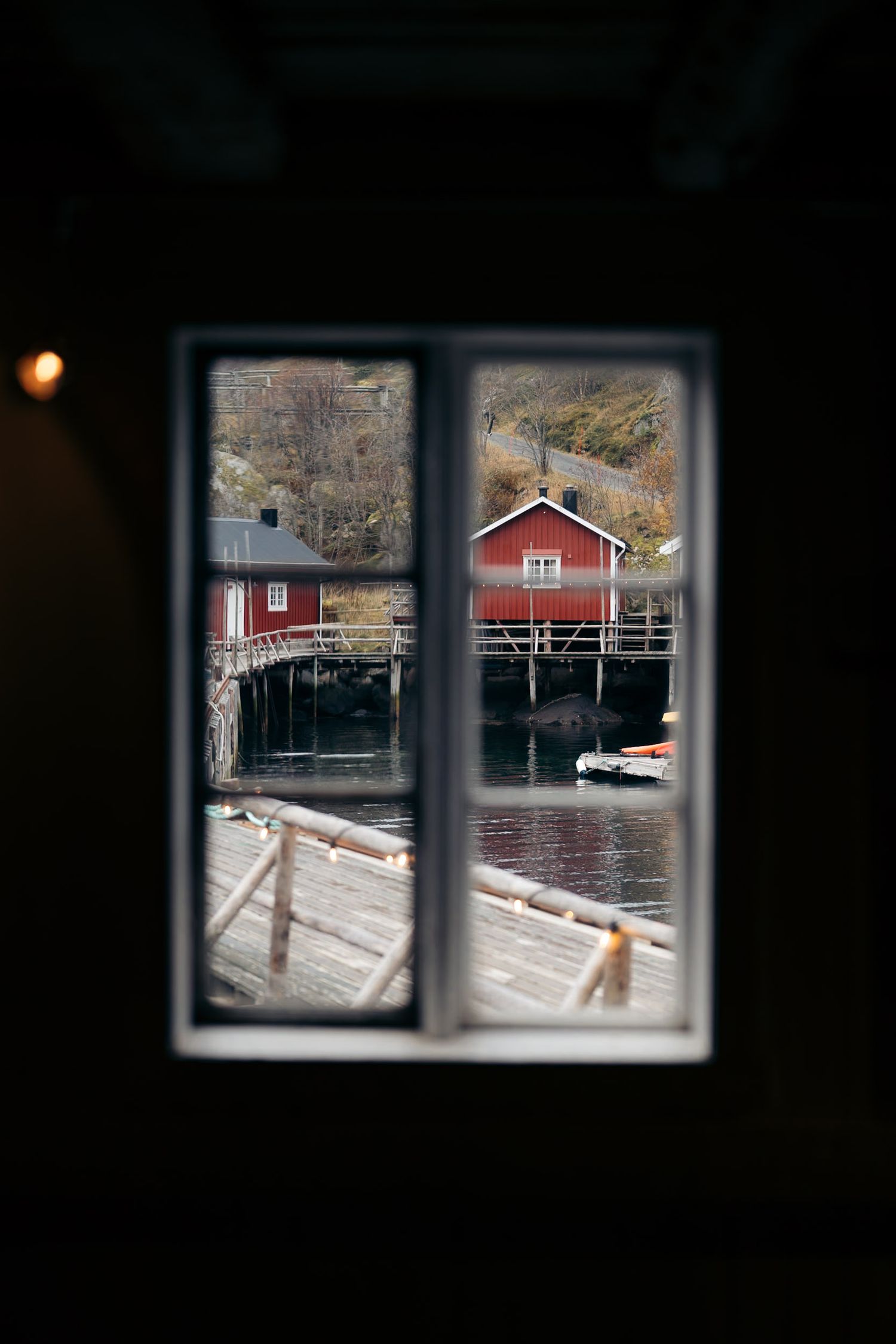fenêtre rorbu nusfjord