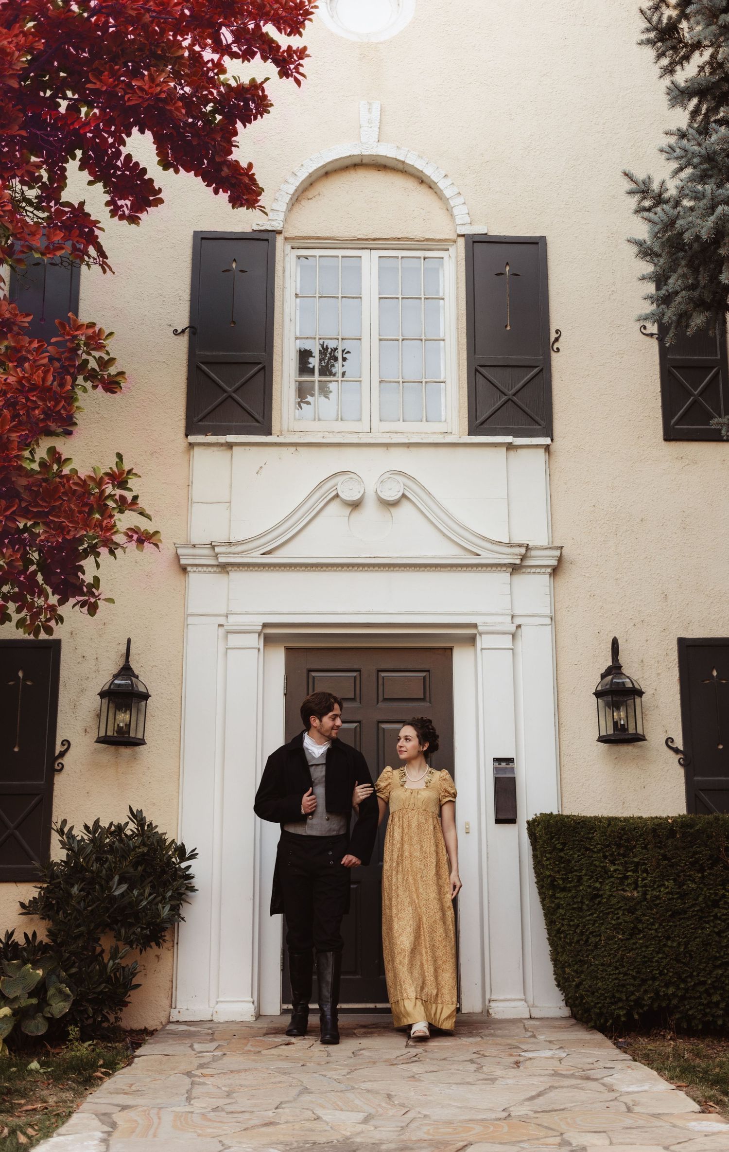regency romance book cover photoshoot memory grove park salt lake city utah