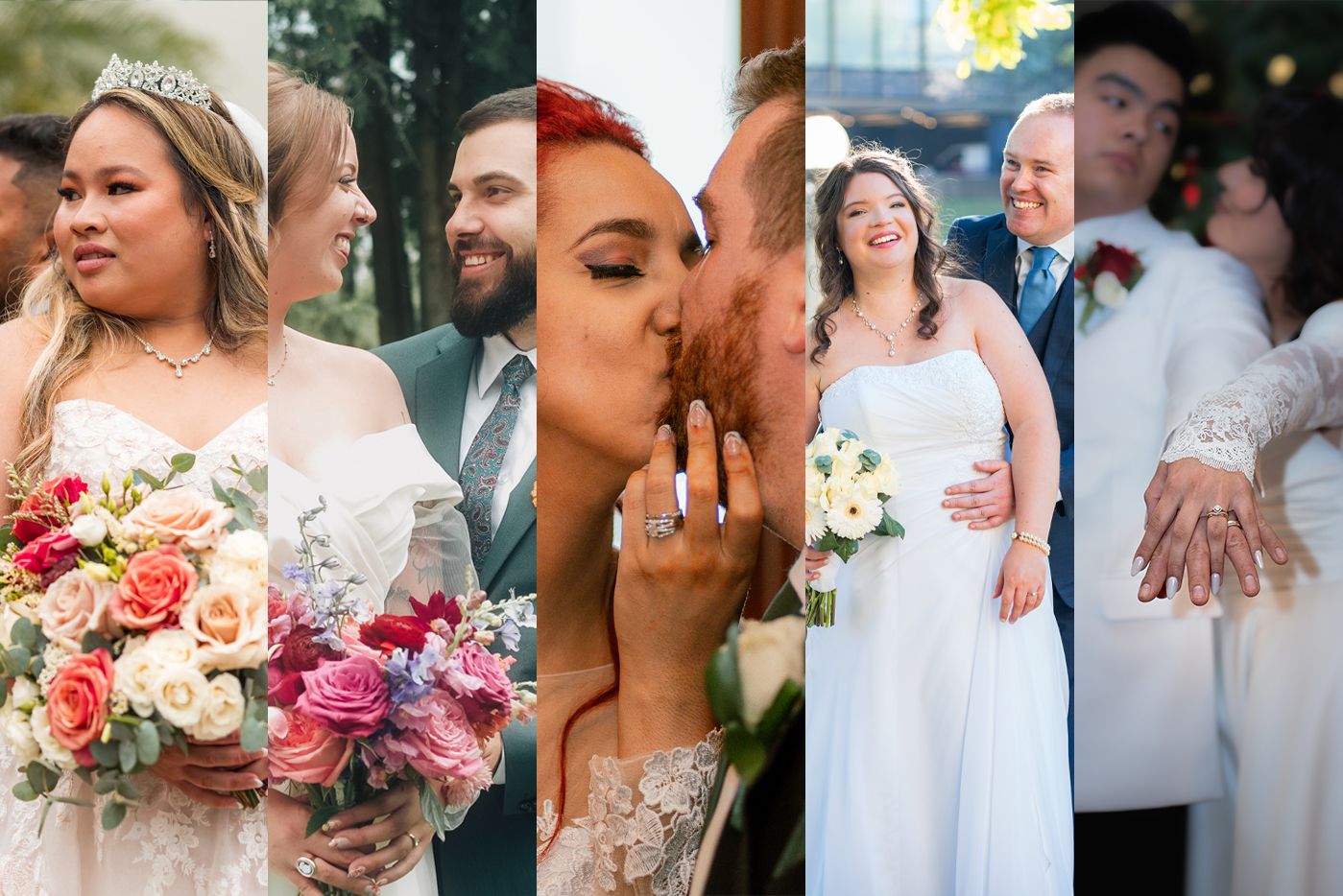 A collage of stunning Wedding images taken by a Creative Lens Studios Photographer in Ottawa
