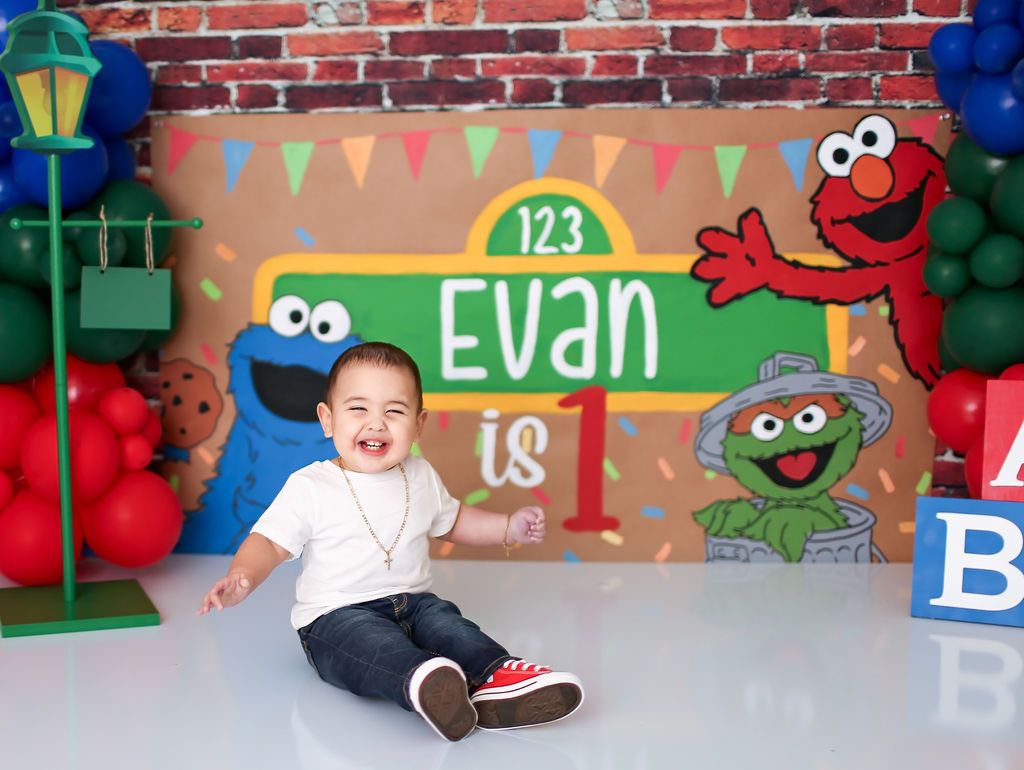 Baby first birthday session