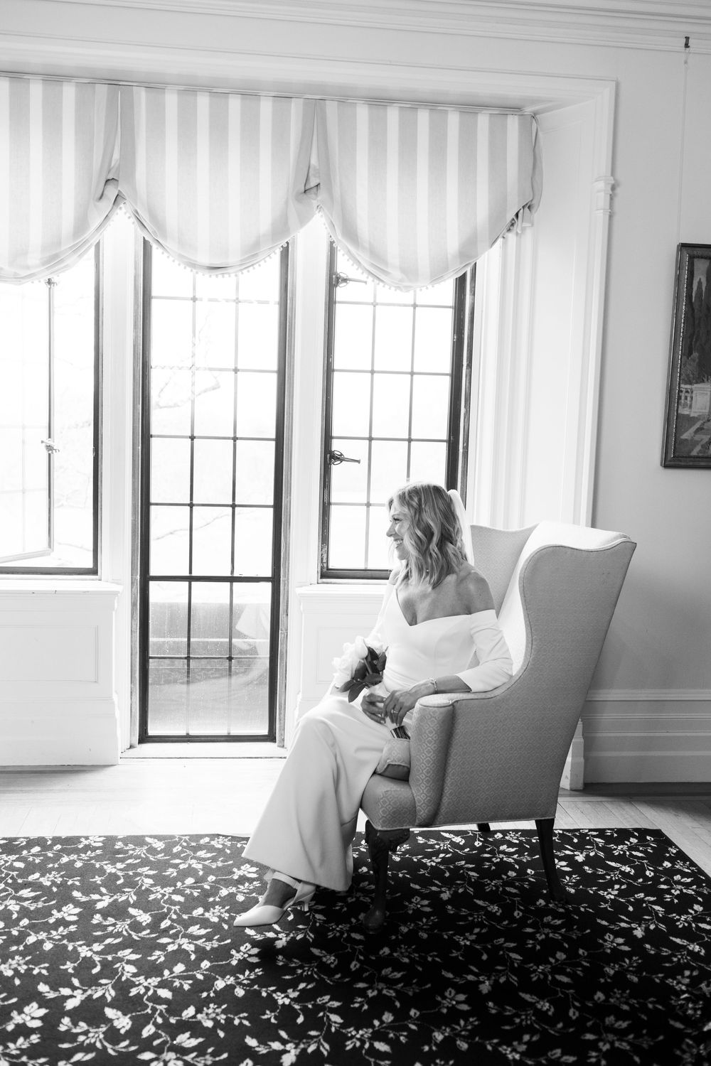 waveny house getting ready wedding