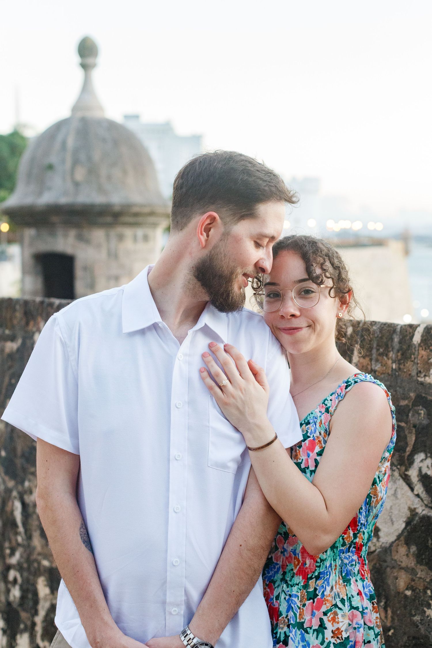 Couples portrait. Old San Juan, Puerto Rico.