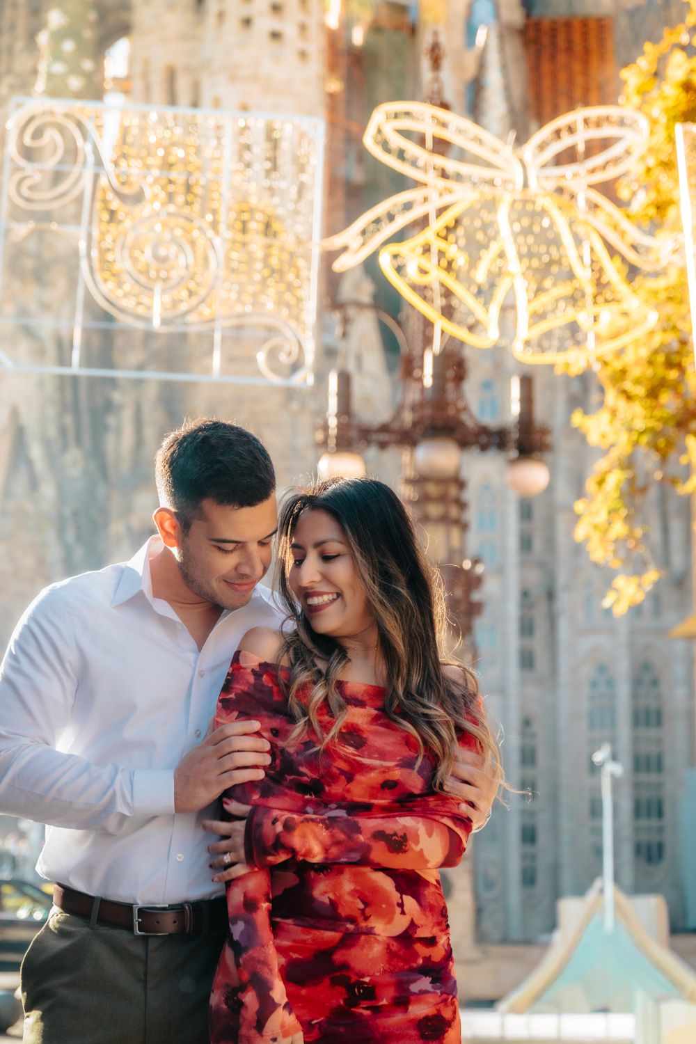 Ring close up morning light Sagrada Familia Barcelona proposal photographer BarcelonaLoversPH