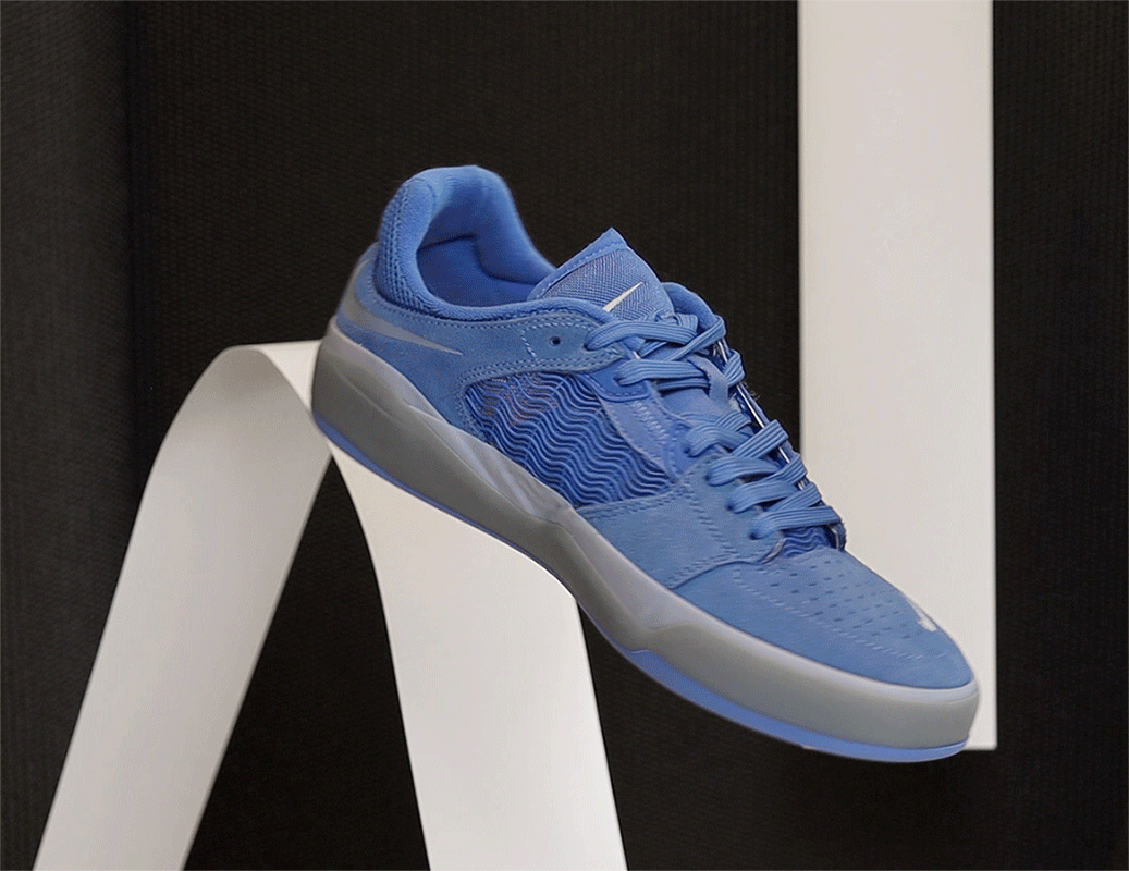 Motion content featuring a Nike shoe created by commercial photographer Chris Z of Zeng Studio.