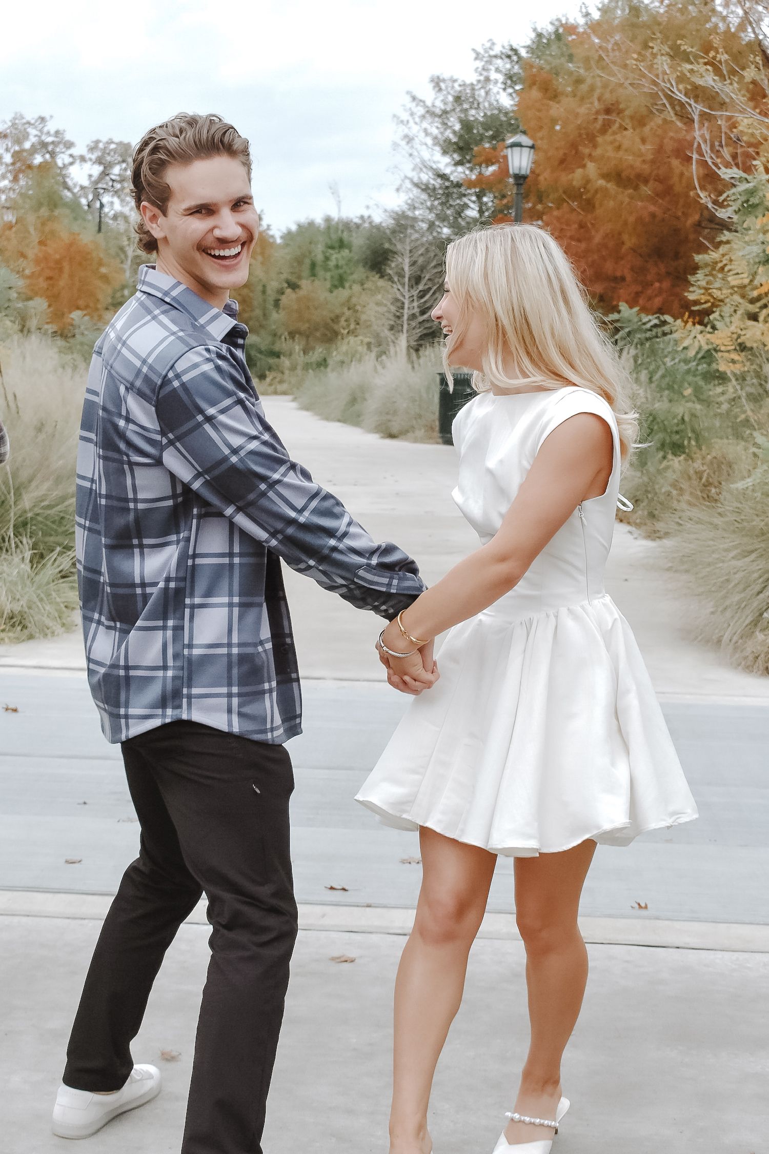 proposal session at Hermann park