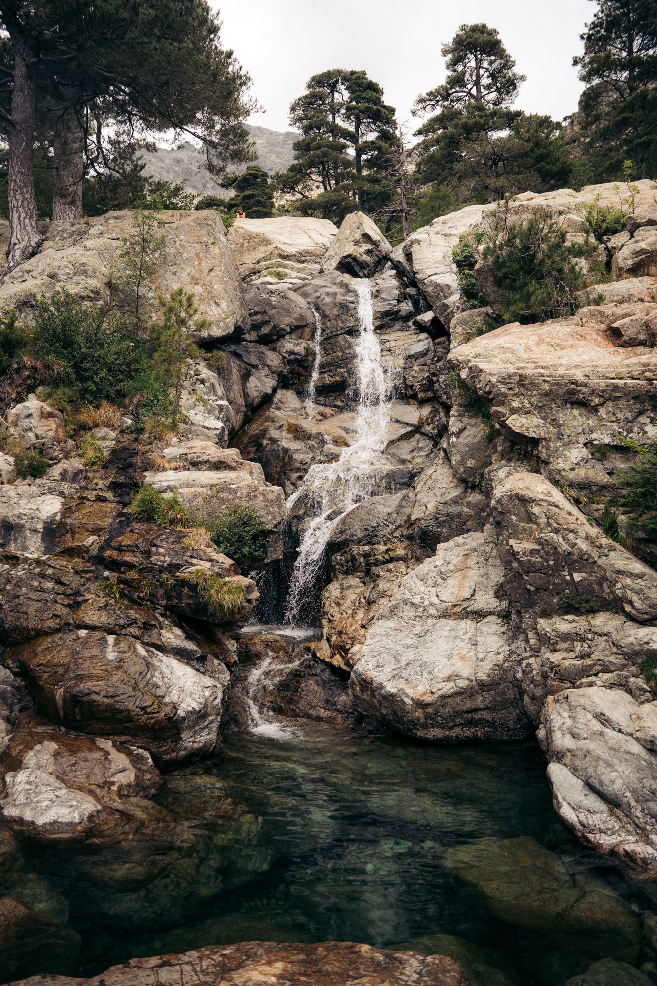 cascade des anglais et atmosphère moody