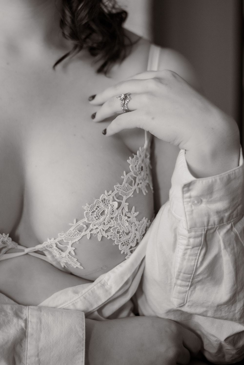 confidence boudoir shoot
Abilene Wylie Clyde Texas boudoir photographer
gift idea for groom boudoir
classic black and white boudoir