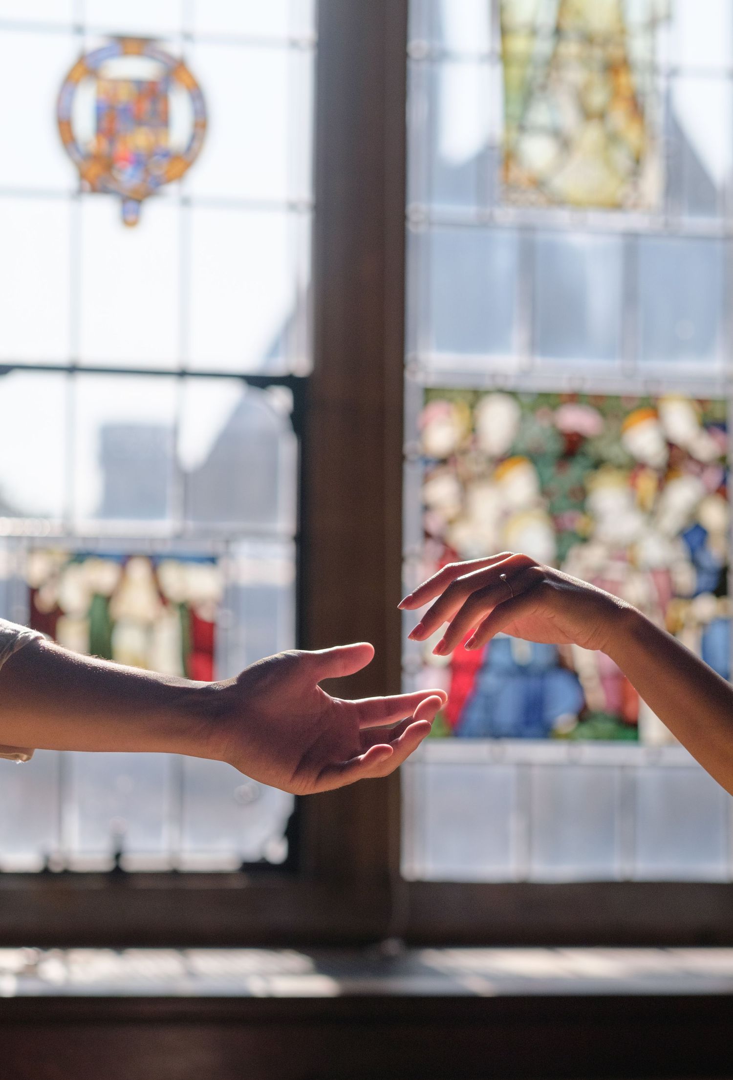 Wedding proposal at the Bodleian Library in Oxford