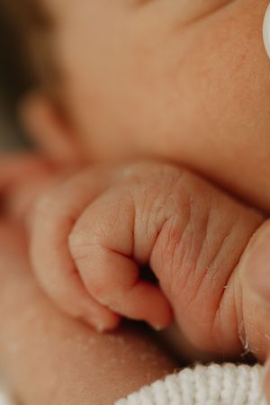 Detailed newborn photography in Kent UK