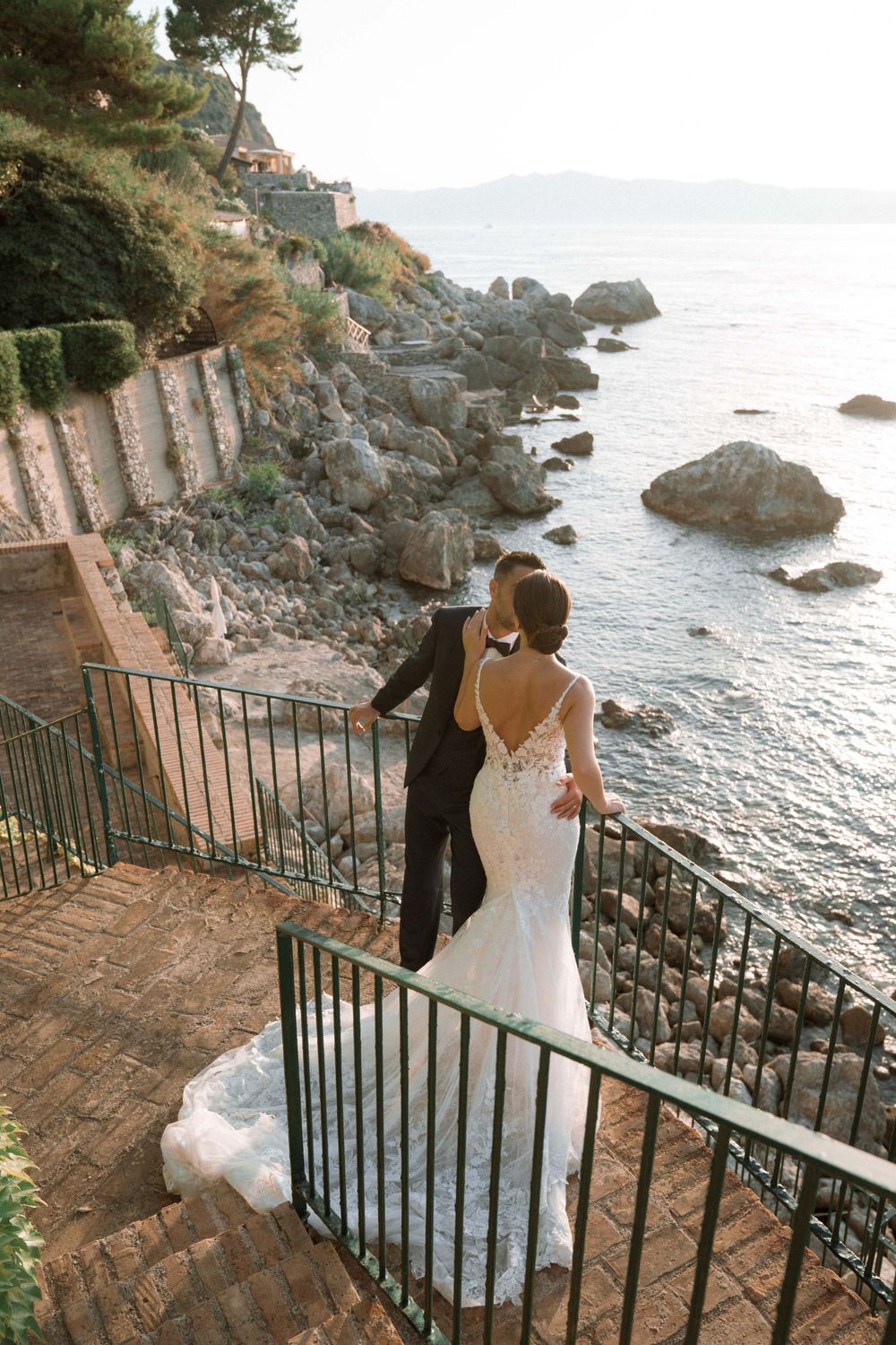 Romantic Mediterranean wedding by the sea