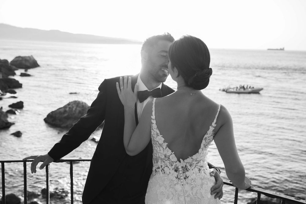 Romantic Mediterranean wedding by the sea