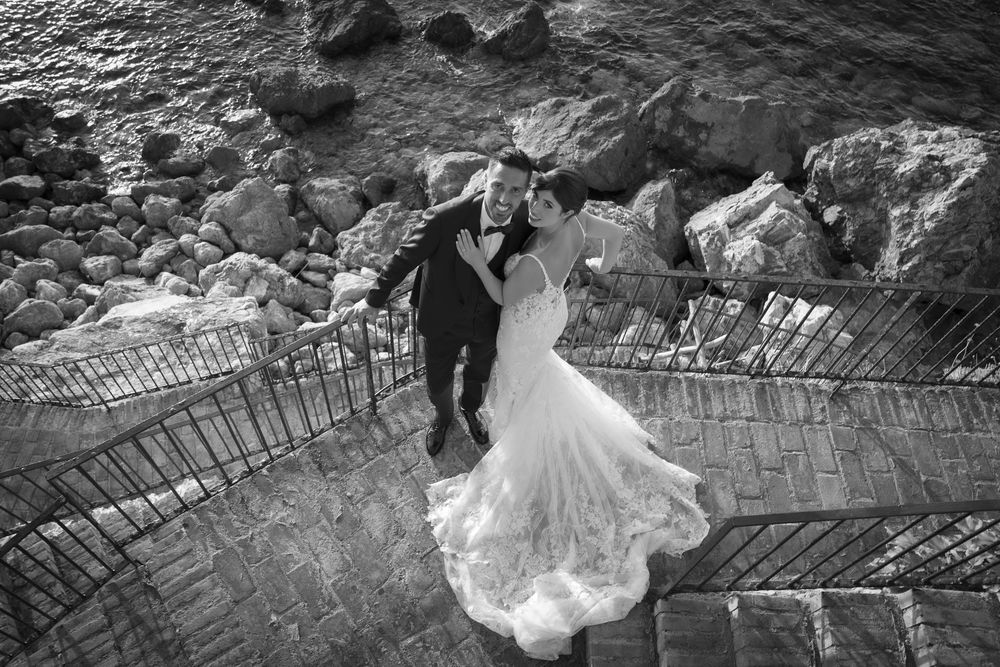 Romantic Mediterranean wedding by the sea