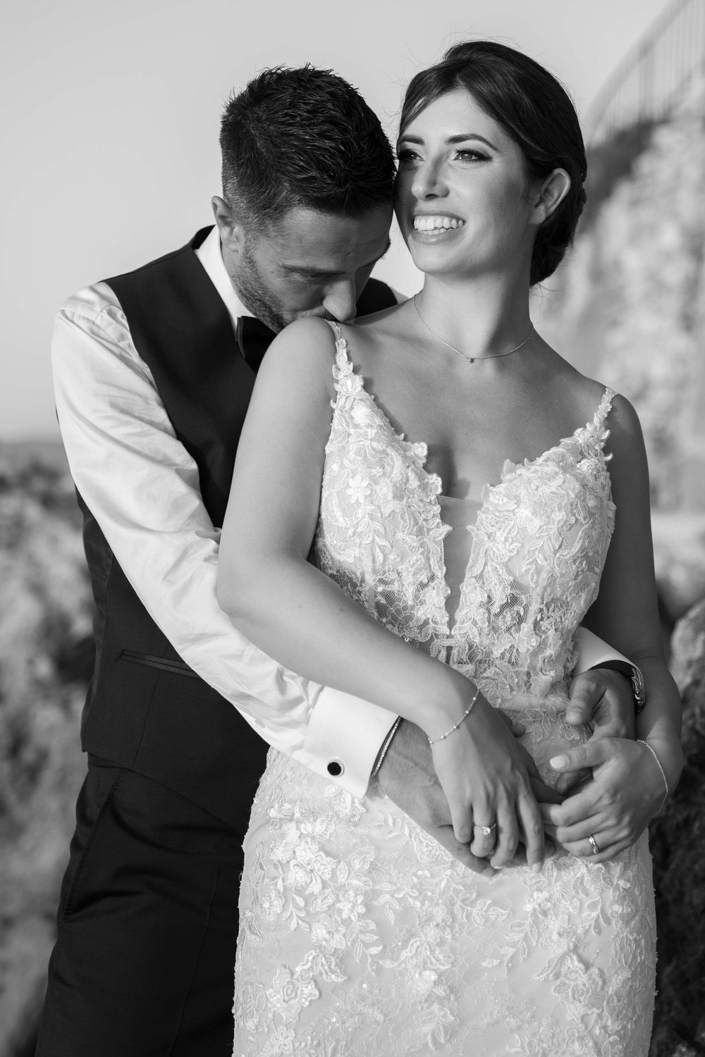 Romantic Mediterranean wedding by the sea