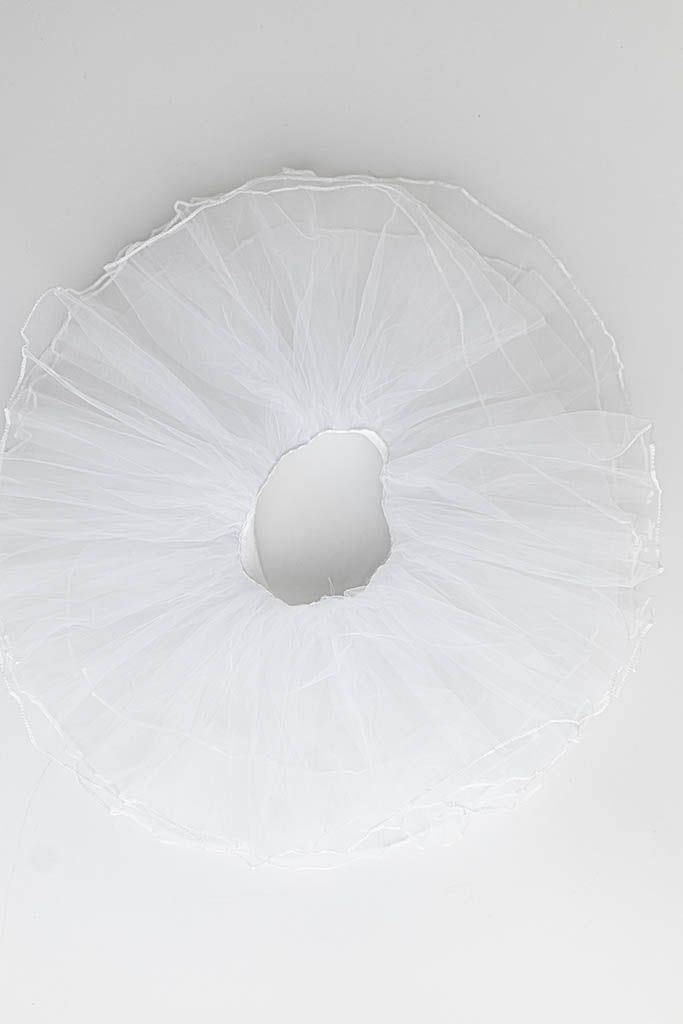 White ballet tutu skirt; Menifee California children's photography catalog guide.