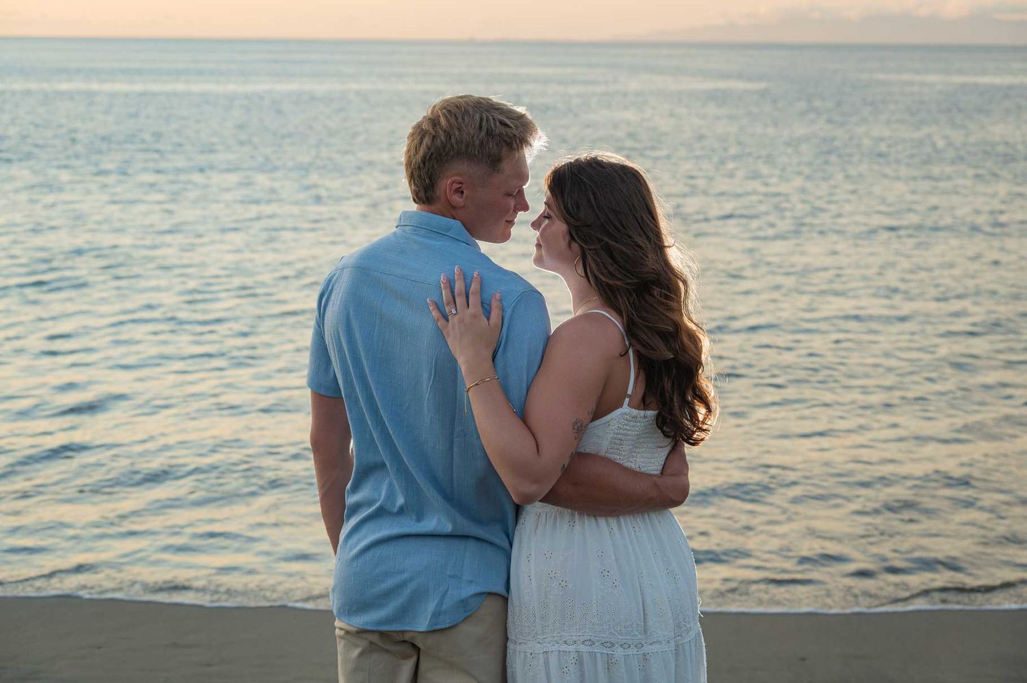 Sunset proposal overlooking Playa Flamingo Costa Rica