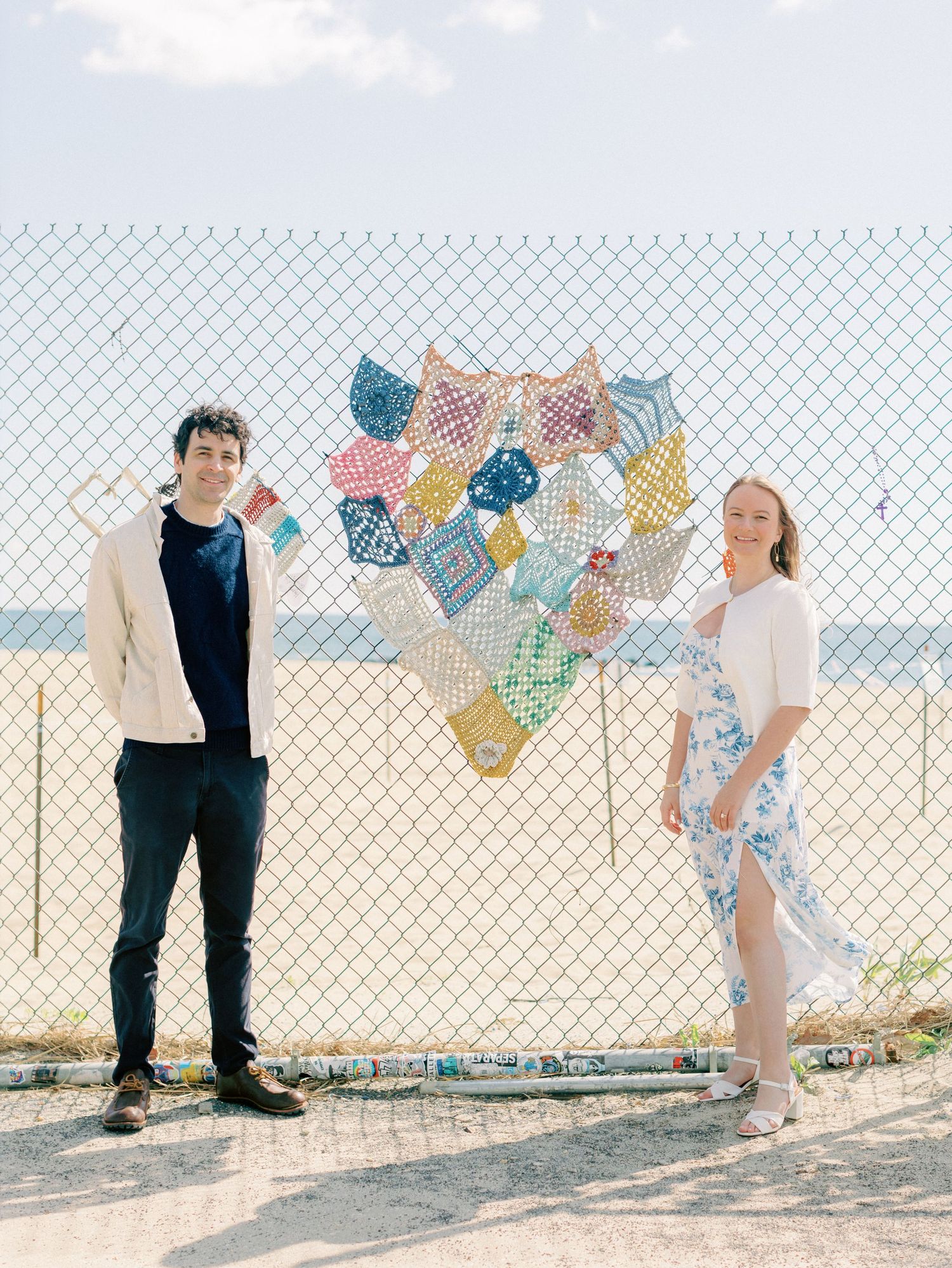 Early morning Asbury Park Engagement session Jeanie Jang photo New Jersey wedding photographer