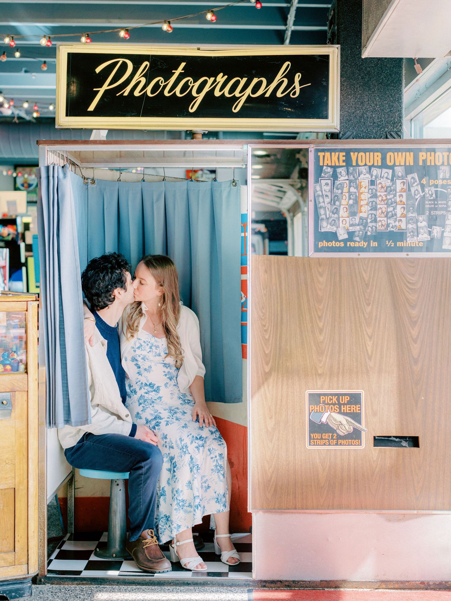 Early morning Asbury Park Engagement session Jeanie Jang photo New Jersey wedding photographer