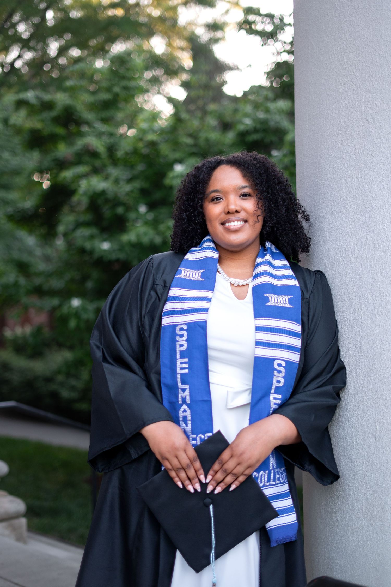 Spelman graduation photos in front of the iconic Sisters Chapel, one of the best spots on the Atlanta campus
