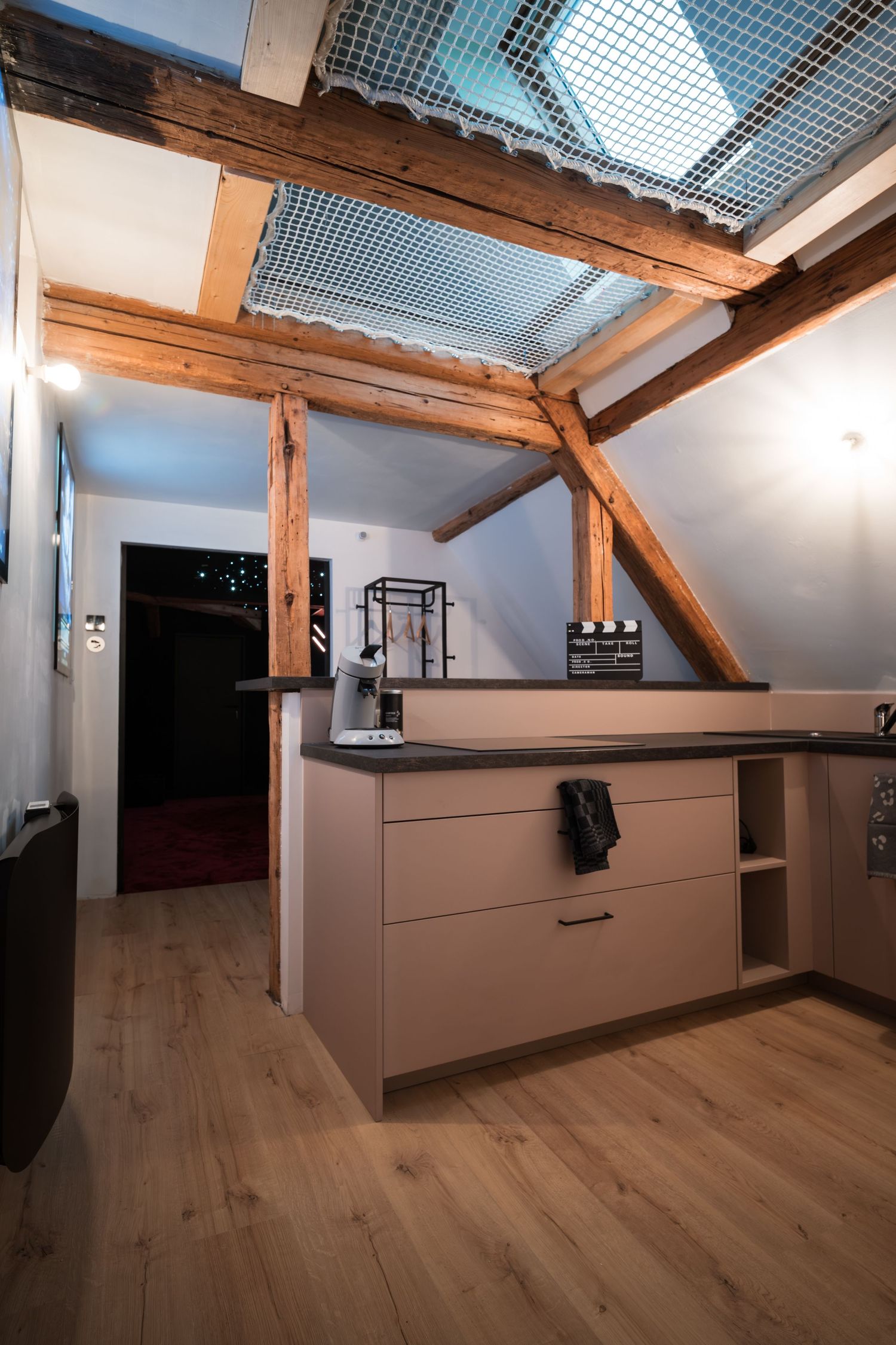 cuisine équipée appartement Airbnb Centre Alsace