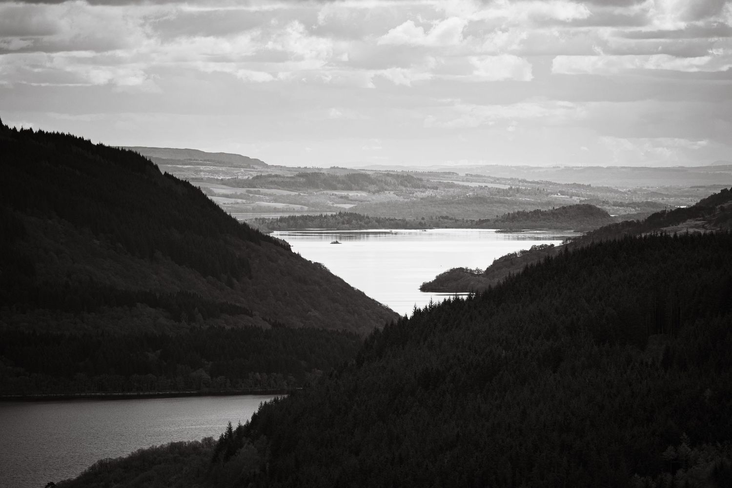View down Loch Lomond