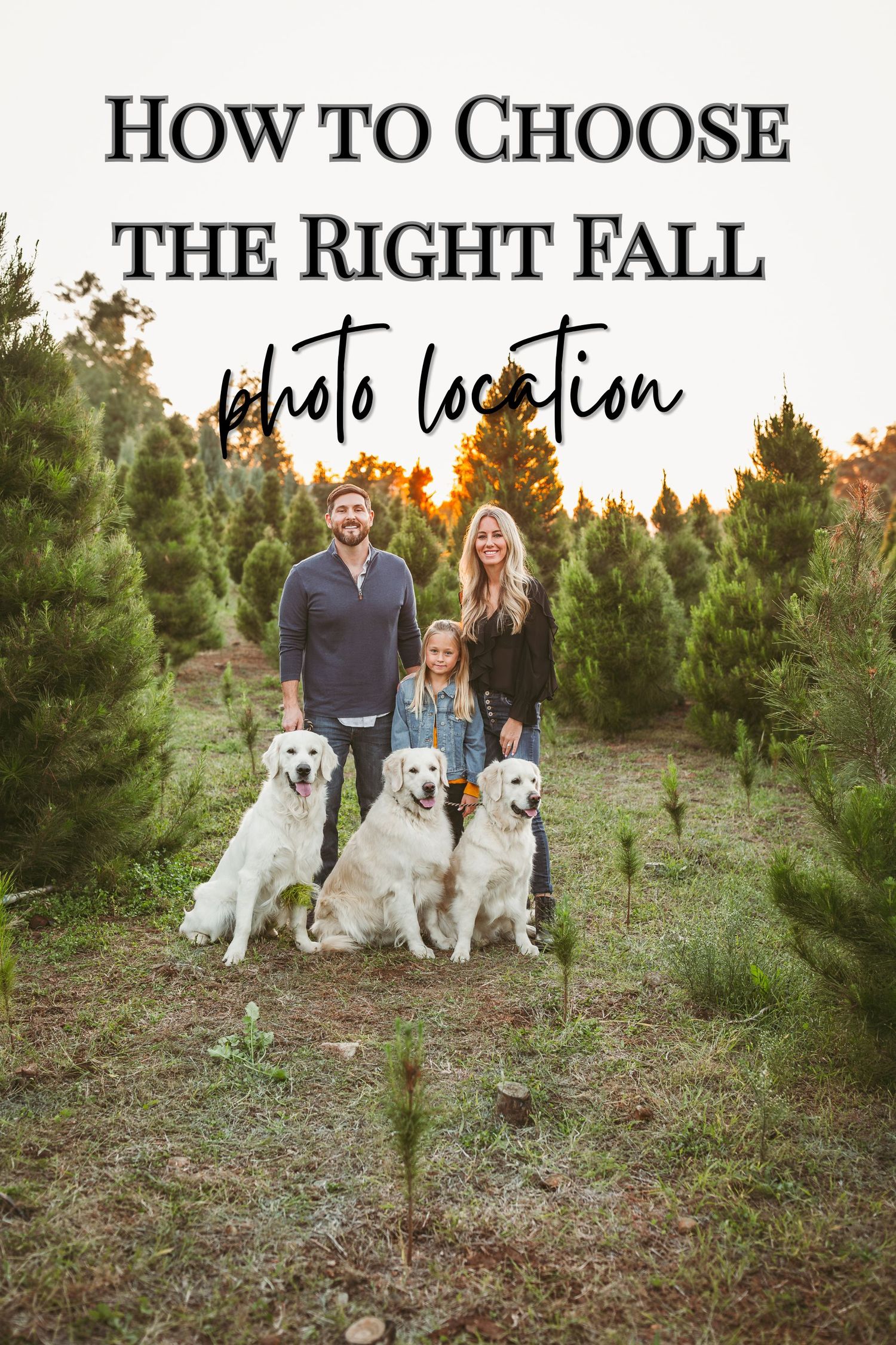how to choose the best fall photo location in the inland empire, ca