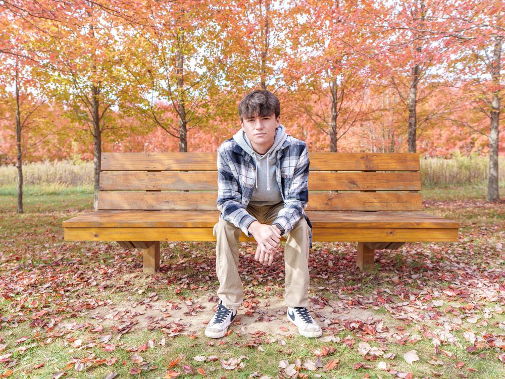 Senior portrait of a bay