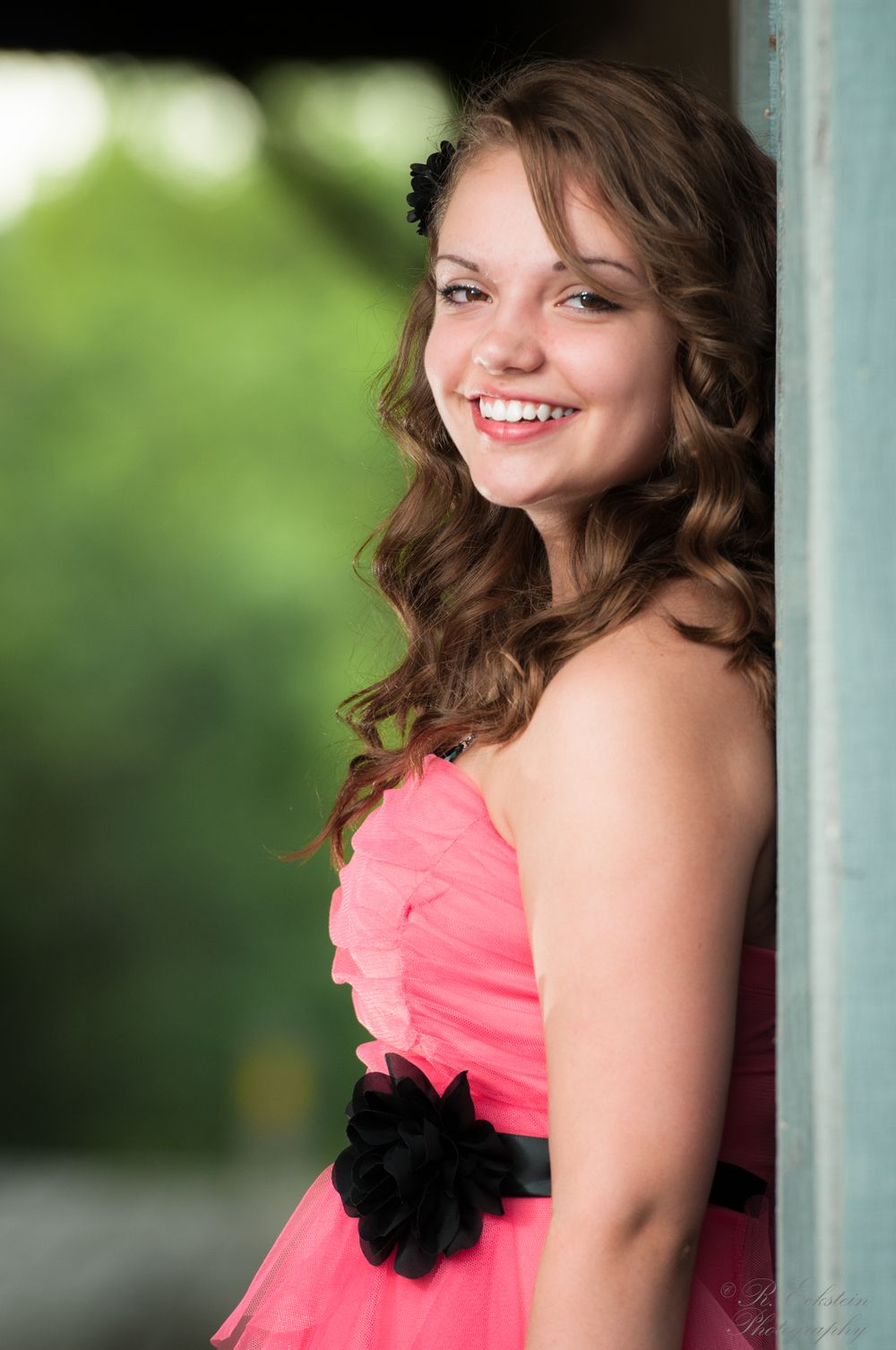 Senior portrait of a girl