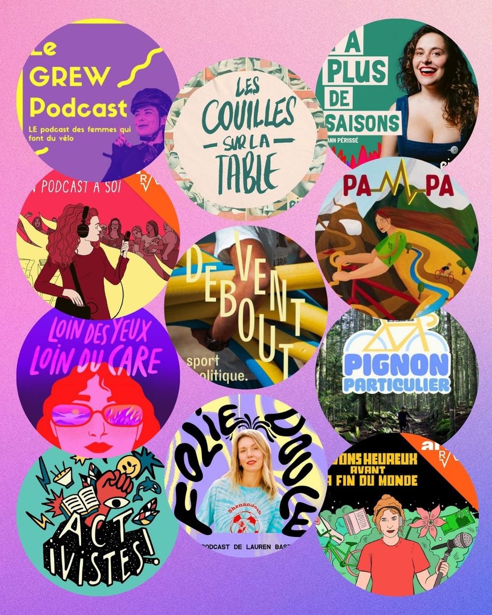 sélection de podcasts événement à impact positif
