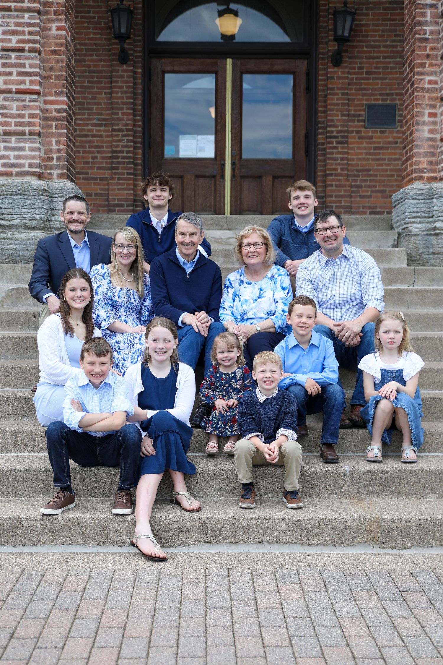 Family photo in Stillwater, MN