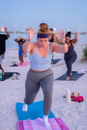 core at the shore, cypress point park, downtown Tampa, beach Pilates