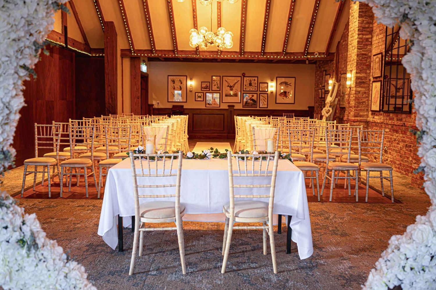 Wedding Ceremony at Crows Nest Barton Marina