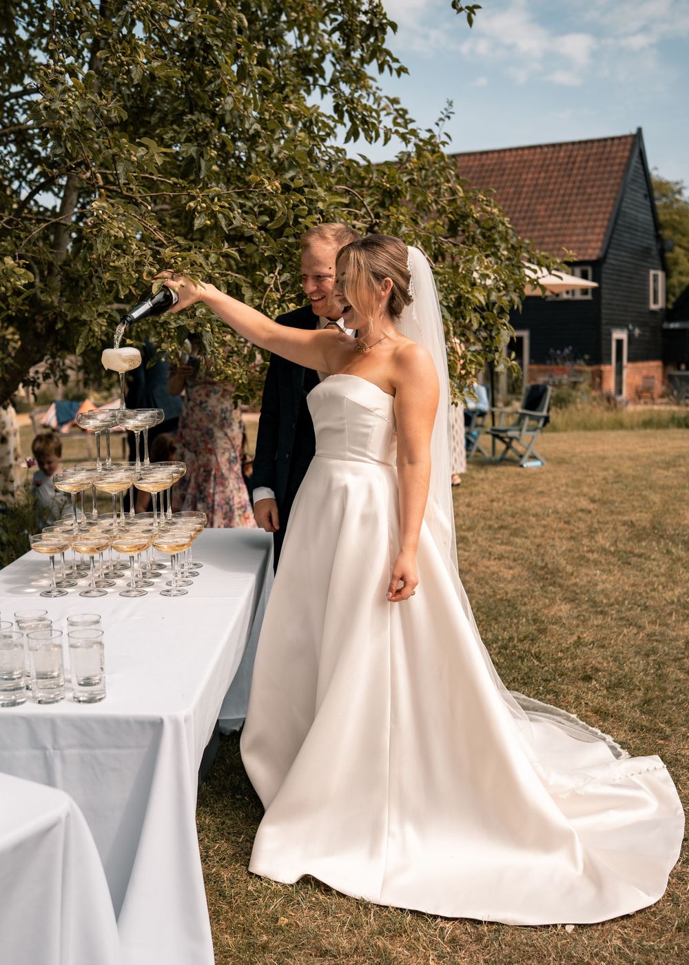 SUFFOLK WEDDING PHOTOGRAPHY - MARQUEE GARDEN WEDDING SUFFOLK - EDITORIAL WEDDING PHOTOGRAPHY