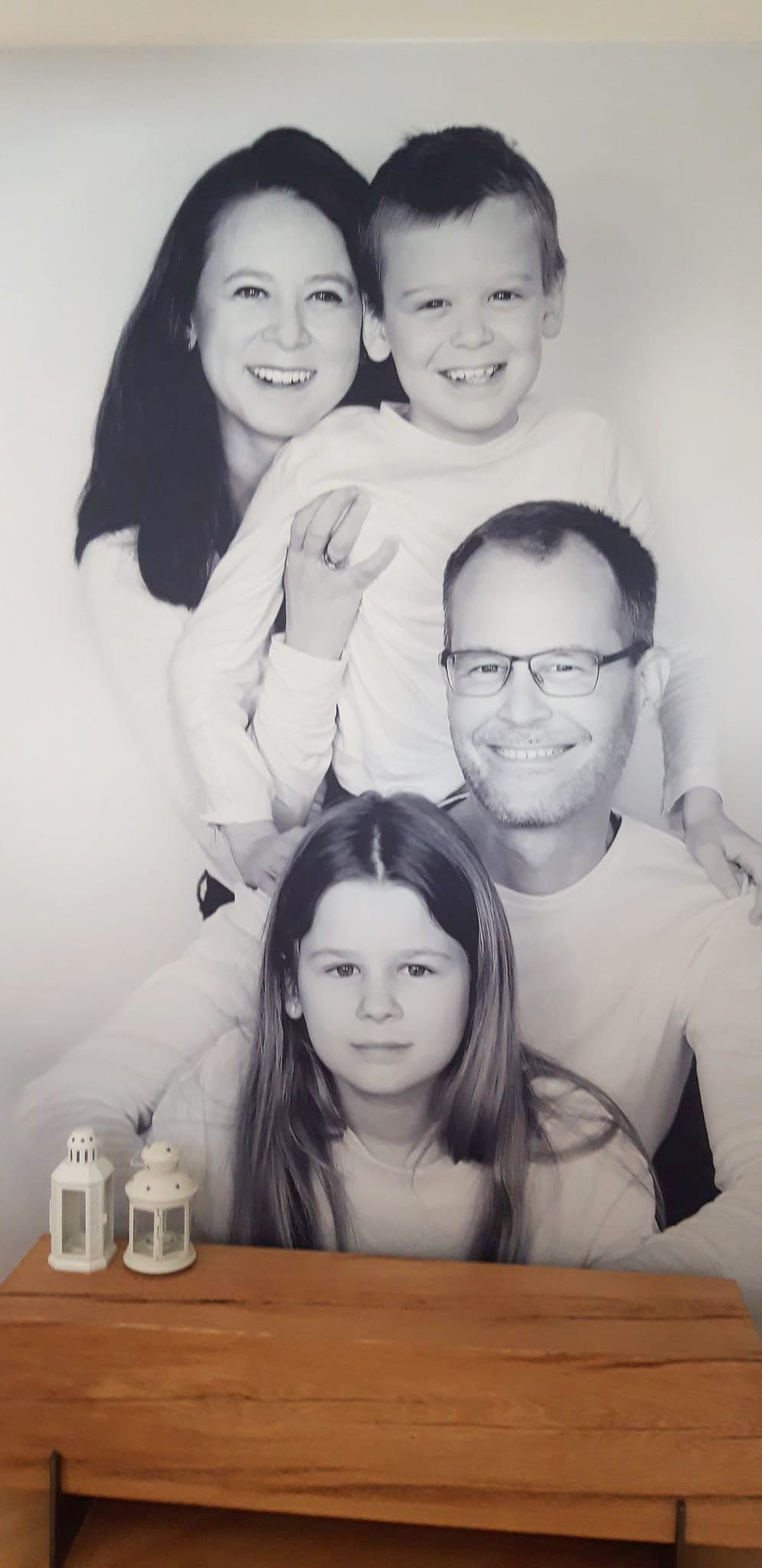 Familienliebe – großgezogen als Wandtapete von klickundglücksfotos.de