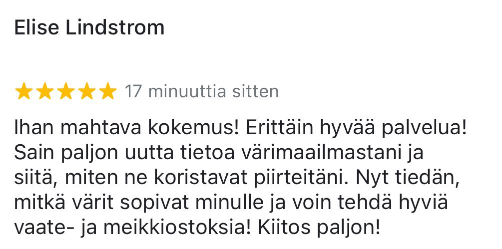 Paras Värianalyysi Helsinki