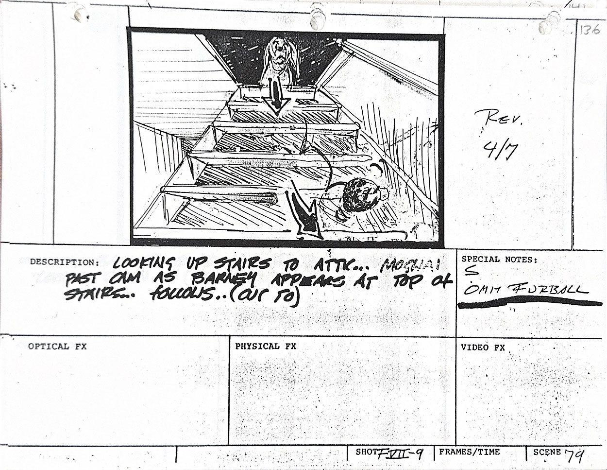 Barney and the mogwais storyboard