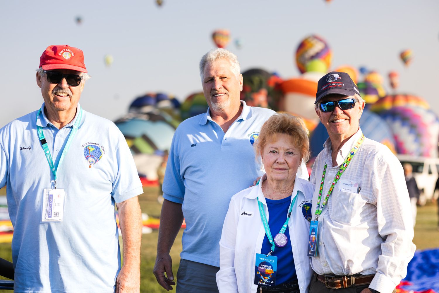 Founder and pilots of Balloon Fiesta in Albuquerque by Memorari Portrait