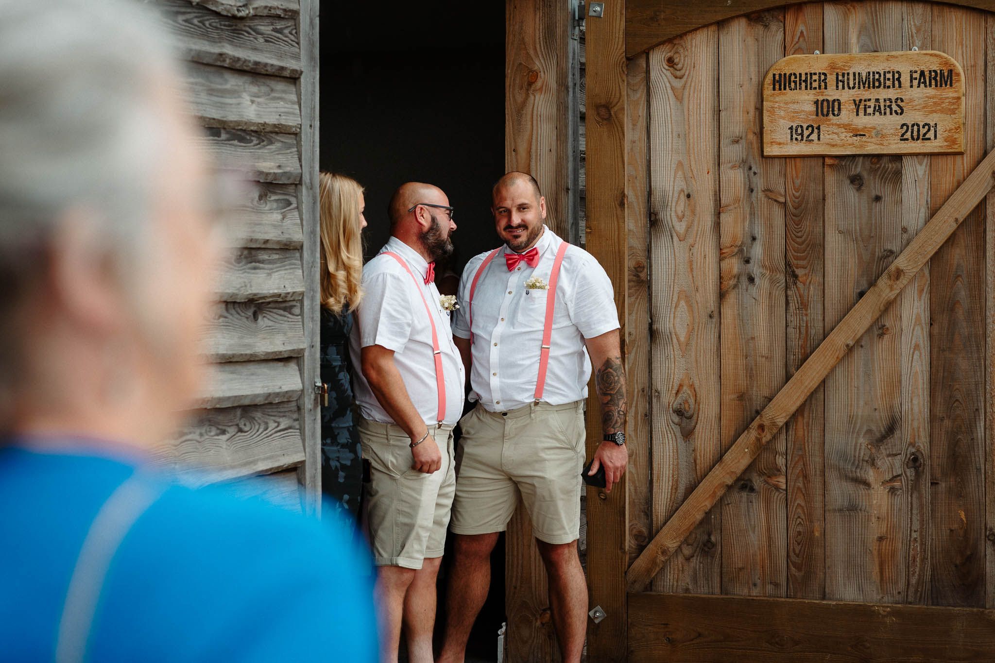 Groomsmen at Humber Barn Wedding venue
