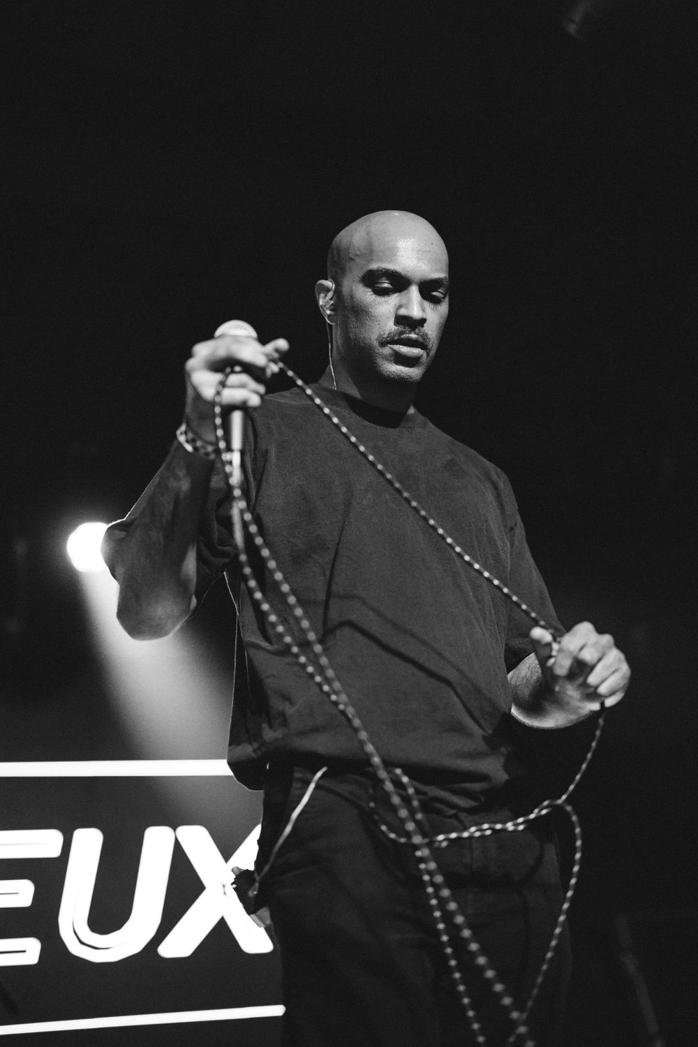 Artist Mareux performing in Los Angeles, CA