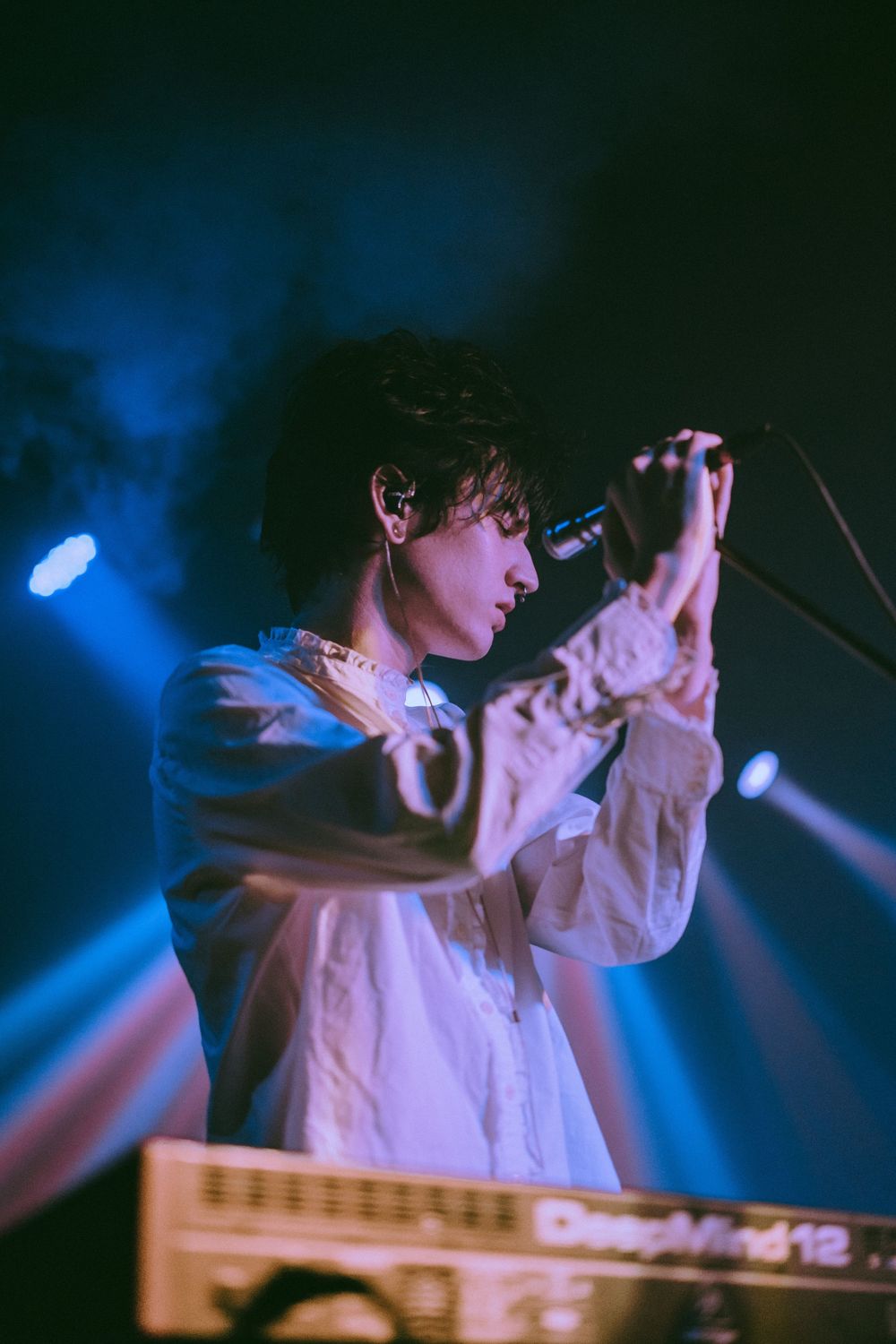 Artist Harsh Symmetry performing in Oakland, CA
