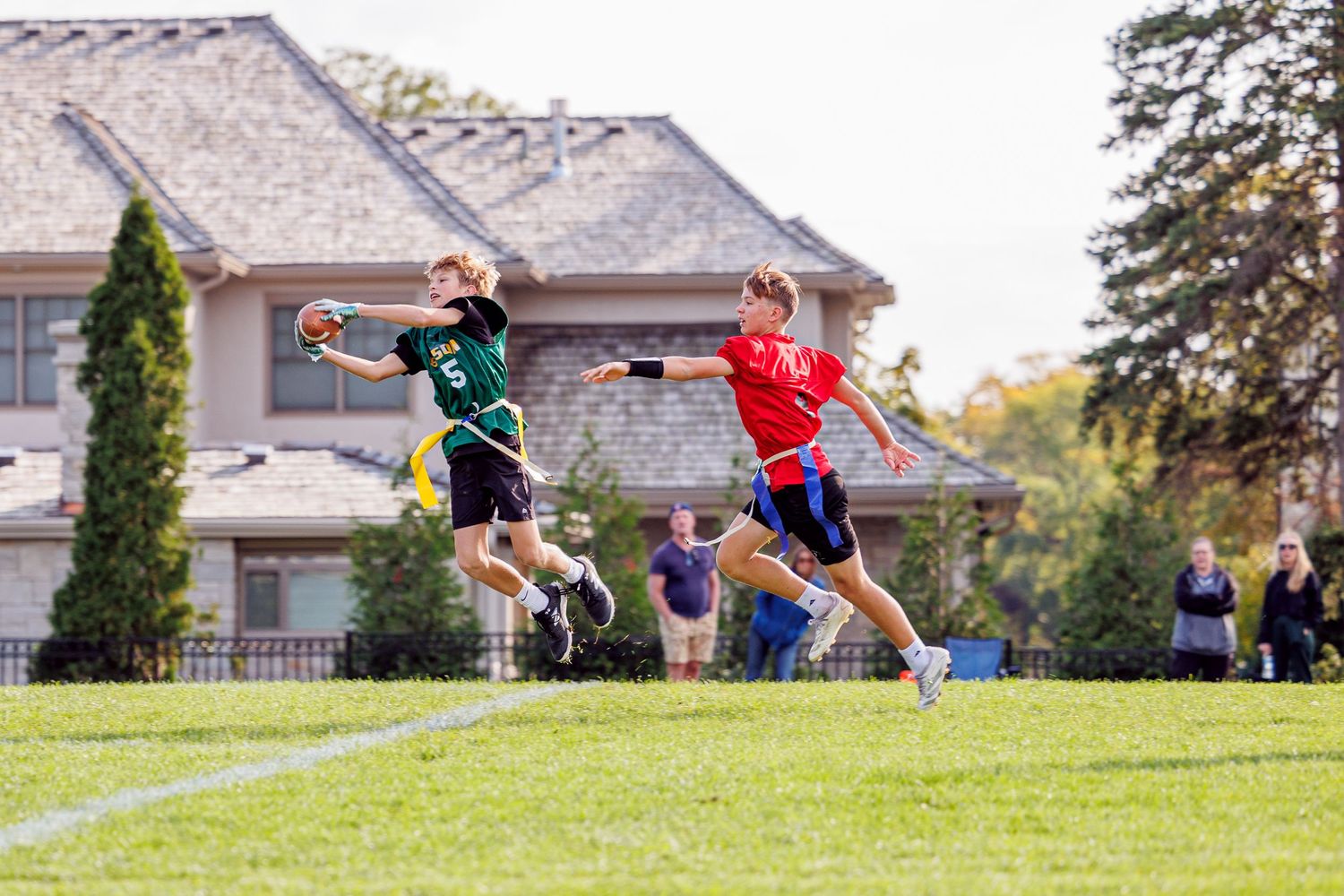 Park ridge flag football sports photography