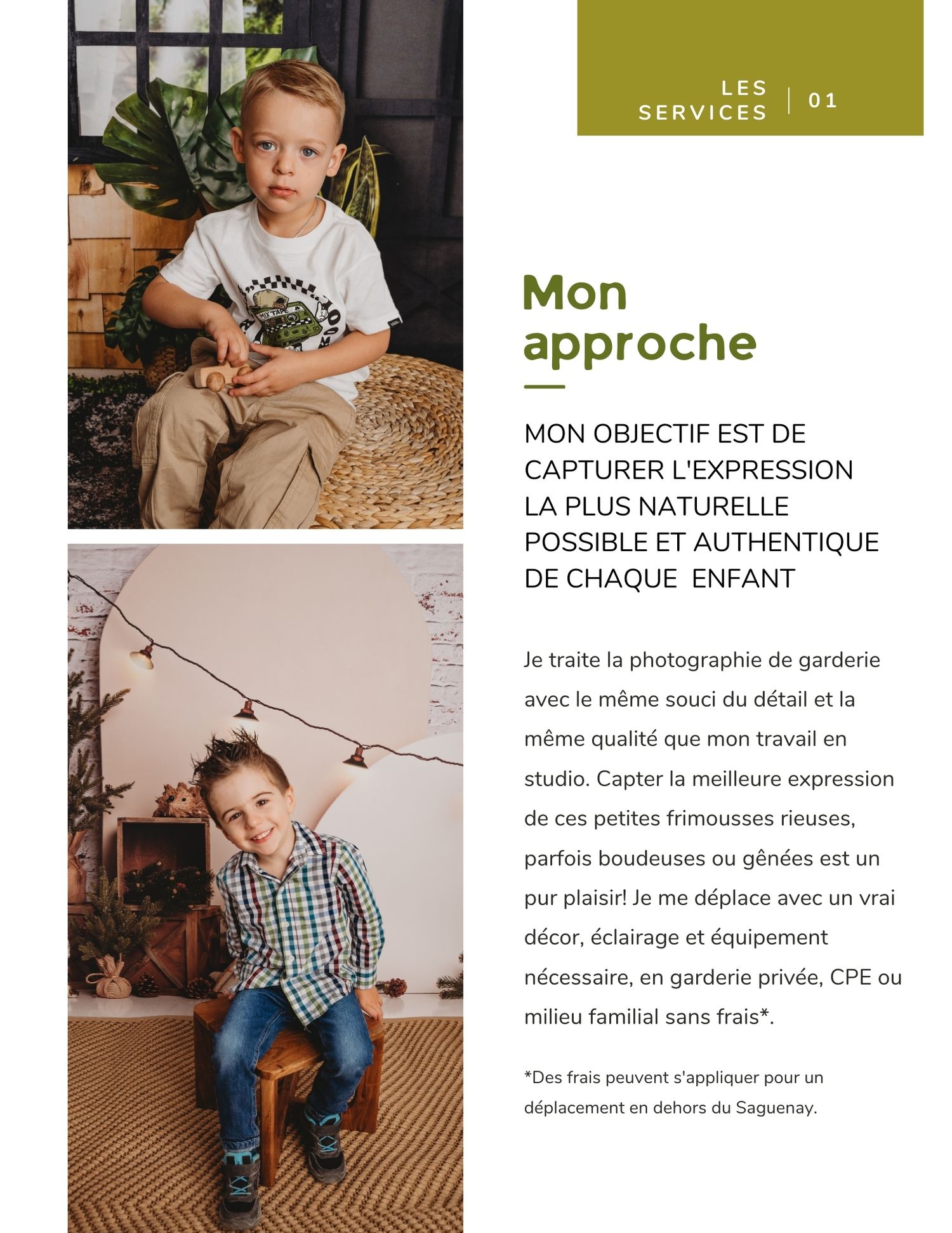 Mon approche