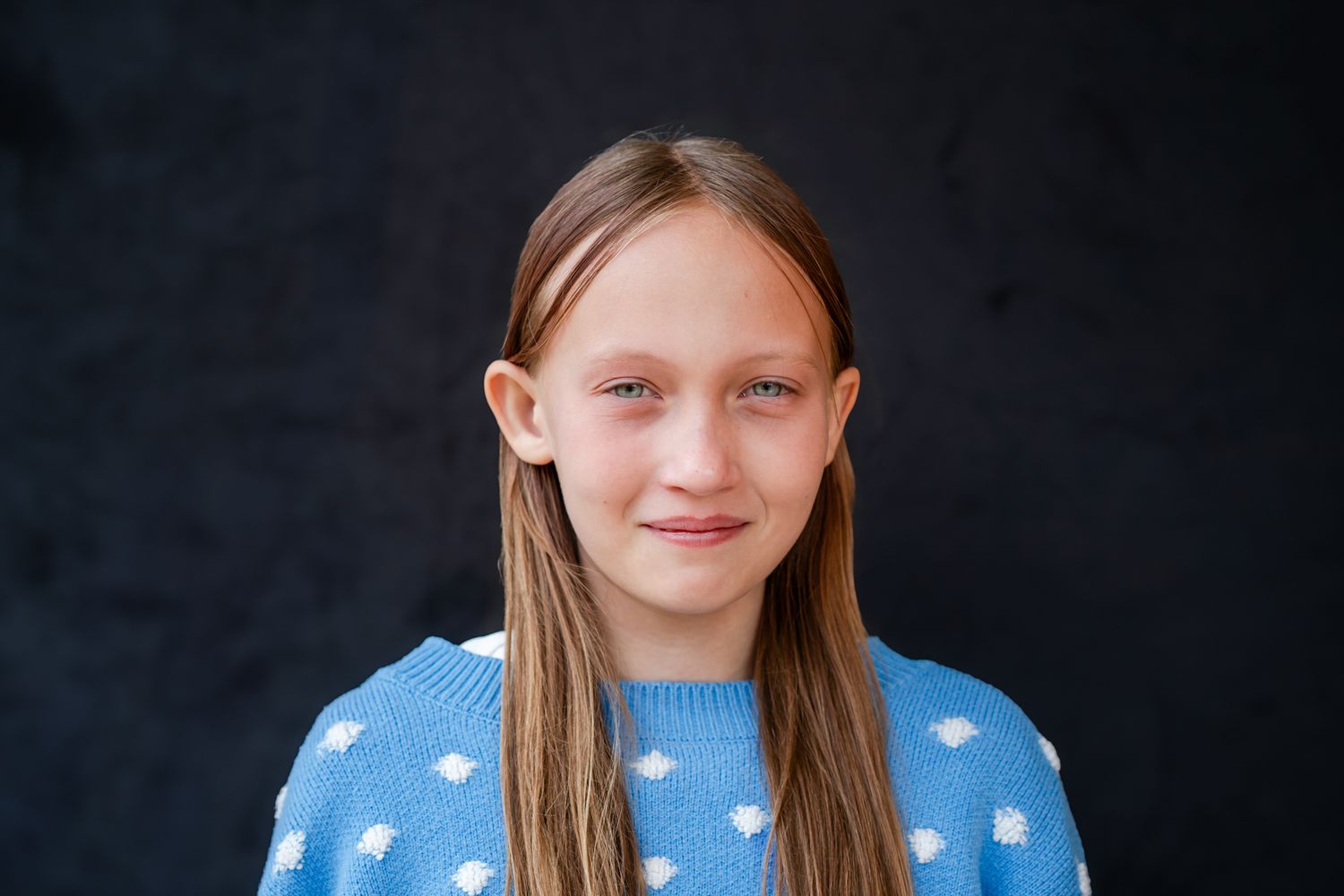 Fine art school portrait of a young girl