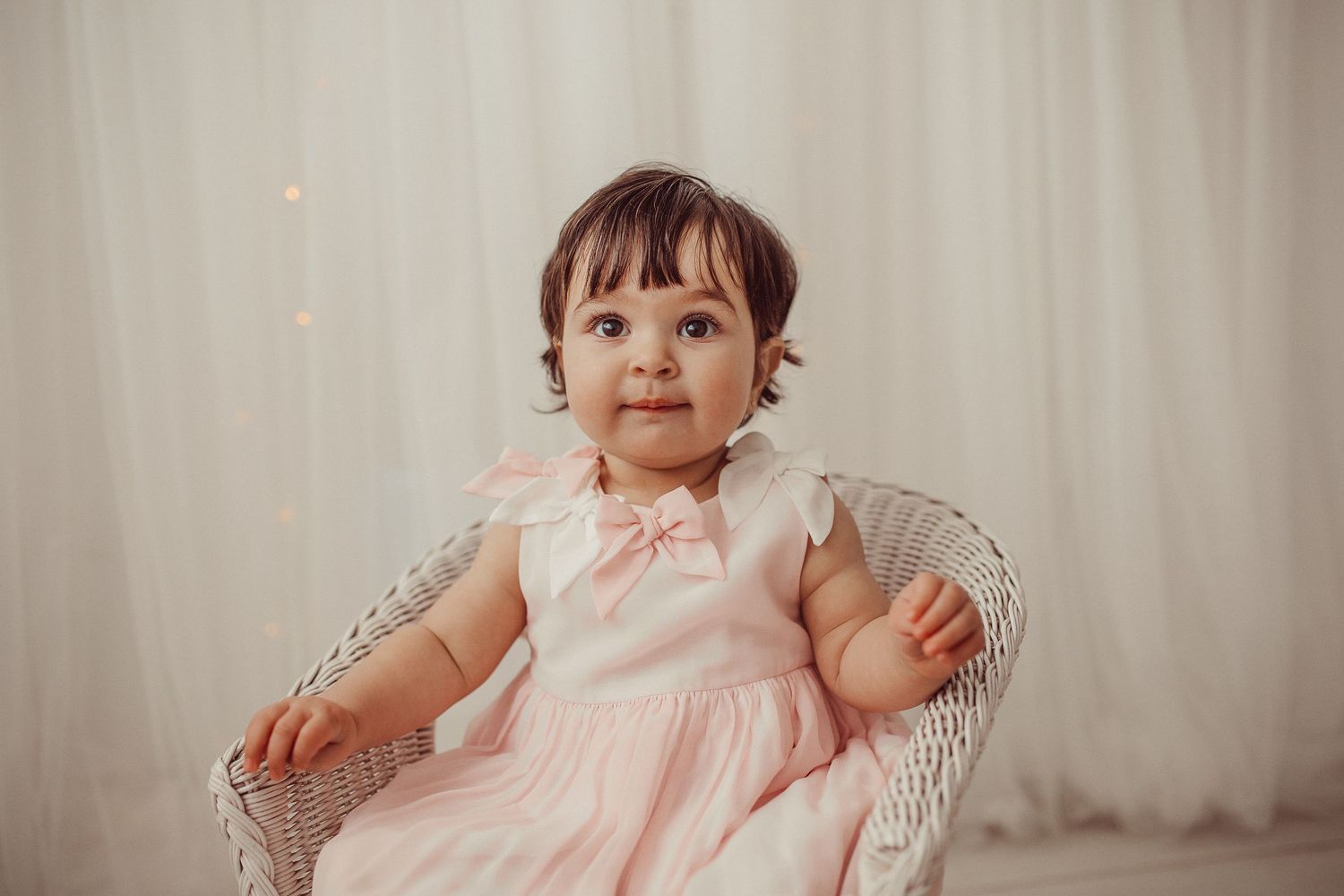 Leeds natural studio baby photography, first birthday mini session by Chelle Lundy Photography