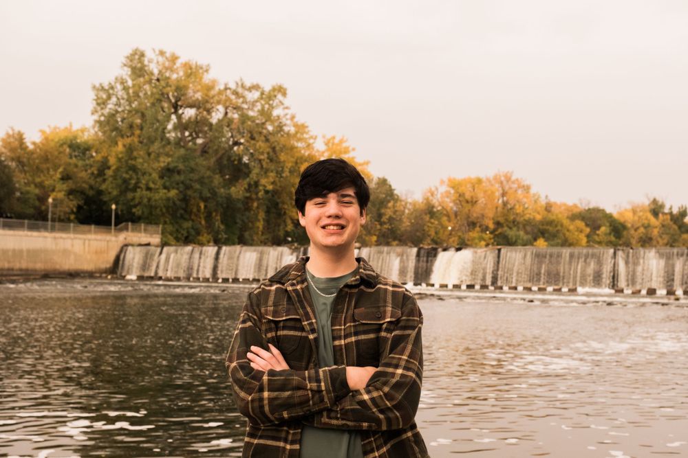 Senior photo session in Anoka Minnesota