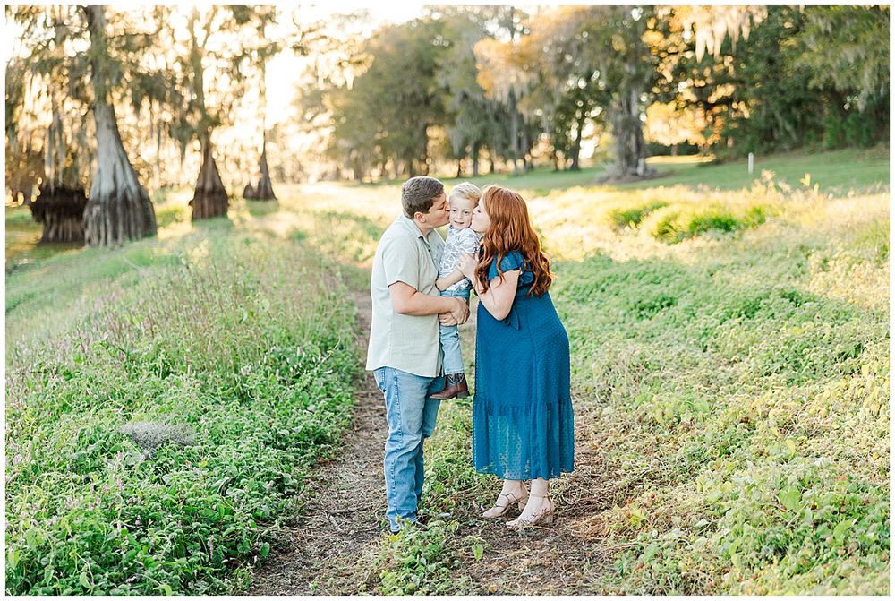 Dodson Family Maternity Session at Lake Bistineau State Park in North Louisiana by North Louisiana family photographer Courtney Dexter